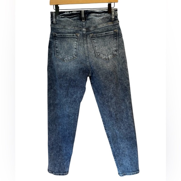 Kancan Signature Y2K High Rise Acid Wash Baggy Fit Tapered Leg Jeans Size 27 - Picture 3 of 7